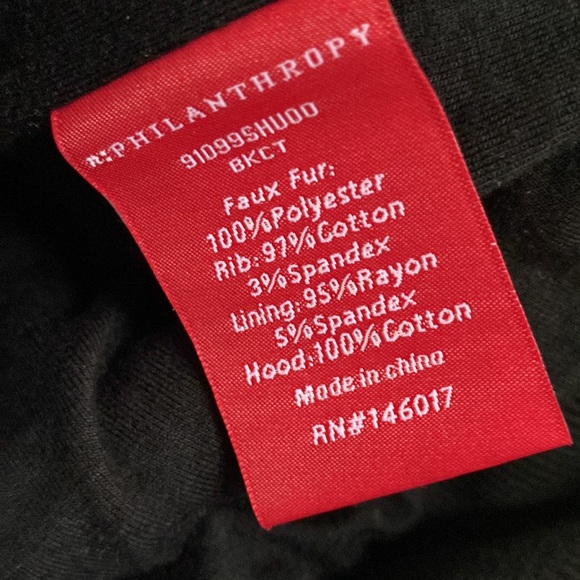 N:philanthropy Nicole oversized bomber soft sherpa hooded snap jacket - Picture 7 of 9